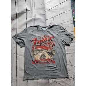 Motorcycle Week Laconia NH Graphic Shirt Size 3XL Mens Classic Gray Outdoor 2022